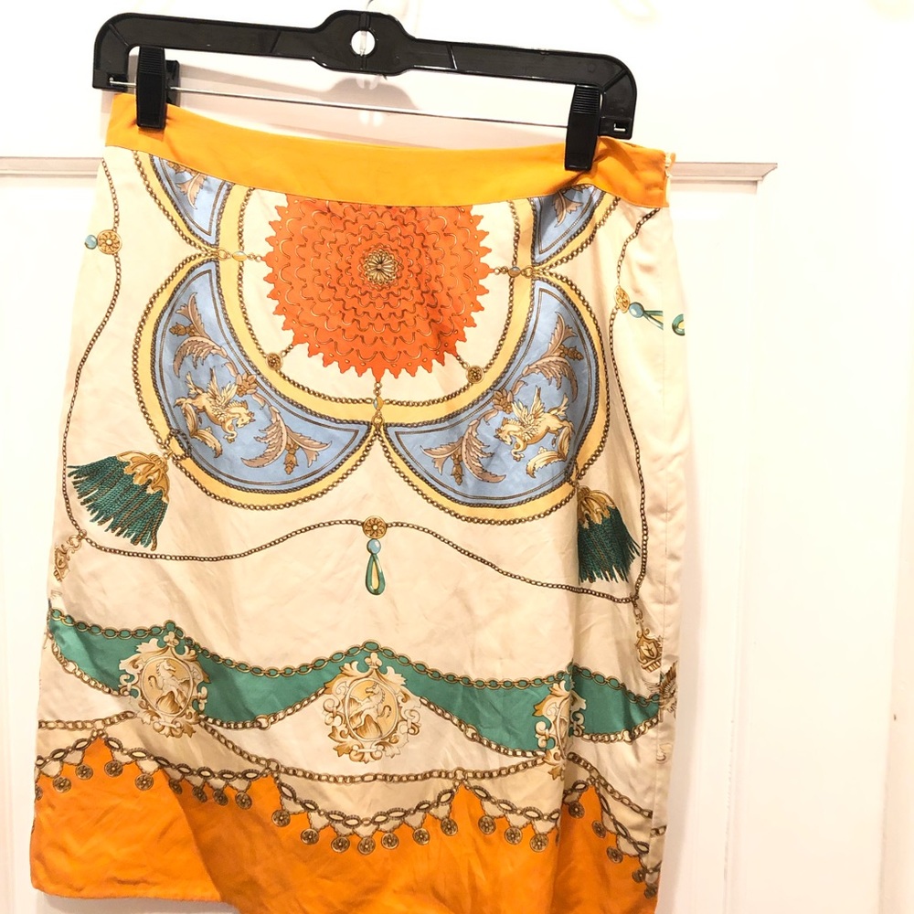 H Hilfiger  100 💯 silk skirt